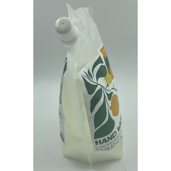 ASQUITH & SOMERSET ENGLAND " LEMON ZEST " Hand Wash Refill Pouch HUGE 2L 67 oz - Picture 6 of 7